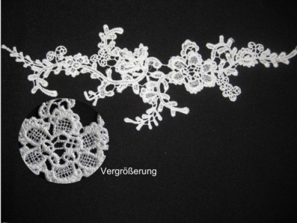 156  Stickerei Motive weiß Art 9